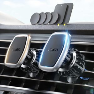 LISEN Magnetic Phone Holder Car Vent 2 Pack 6 Strong Magnets...