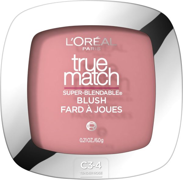 L’Oréal Paris True Match Super-Blendable Blush, Tender Rose,...