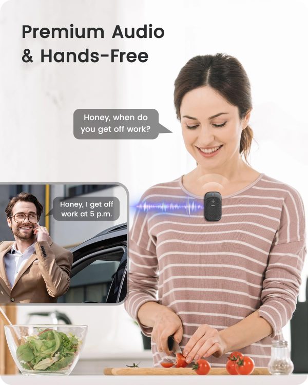 Wearable Bluetooth Speaker,LENCENT Magnetic Clip-On Wireless... - Image 7