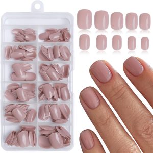 LoveOurHome 240PC Square Press on Nails Short Fake Nail, Sho...