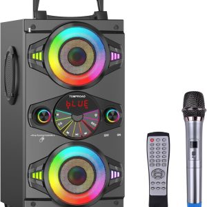 Bluetooth Speakers, 60W Portable Wireless Loud Outdoor Home ...