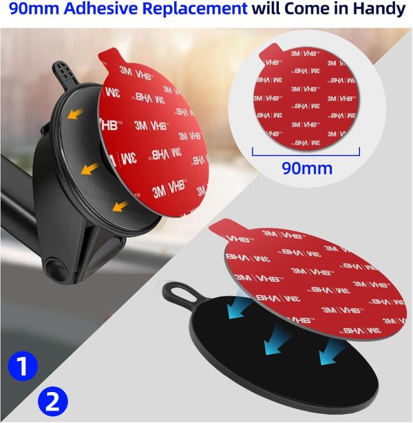 Dashboard Pad Mounting Disk for Suction Cup, Large Plastic 3... - Image 6