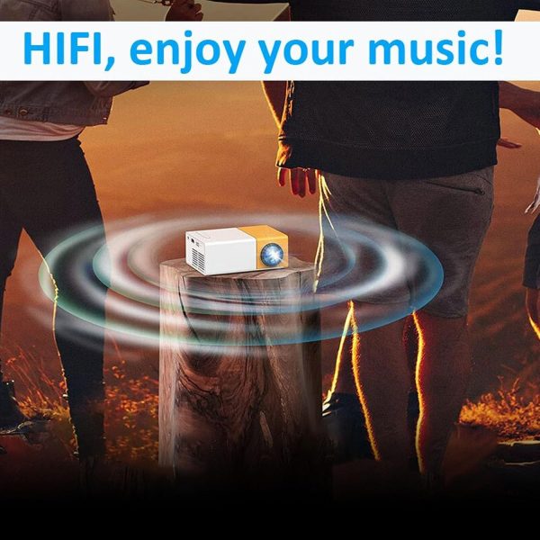 Joyzan Mini Projector, Portable Outdoor Movie Projector Smar... - Image 5