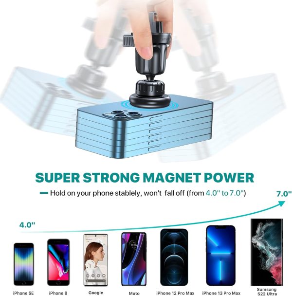 [Holder Expert] Miracase Magnetic Phone Holder for Car, [Upg... - Image 2