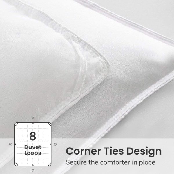 EASELAND Queen Soft Quilted Down Alternative Comforter All S... - Image 5