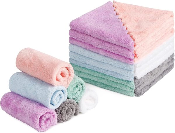 HOMEXCEL Premium Makeup Remover Cloth 24 Pack, Reusable Supe...
