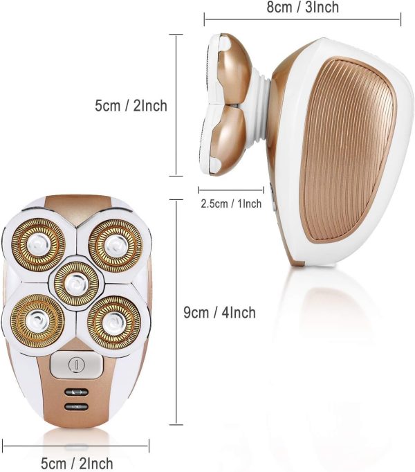 Women Waterproof Painless Hair Remover Electric Cordless Sha... - Image 9