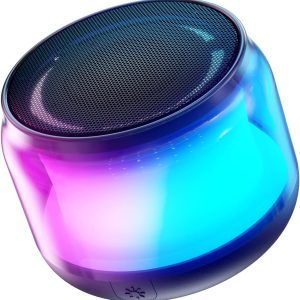 LENRUE Portable Bluetooth Speakers with Colorful Lights, Lou...