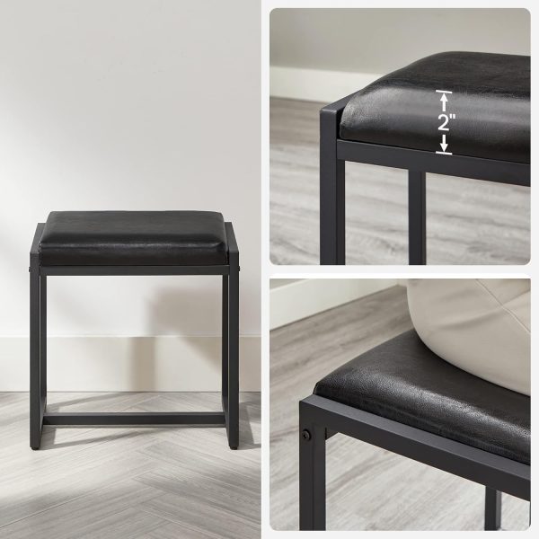 VASAGLE Vanity Set with Mirror and Stool, Makeup Vanity with... - Image 9
