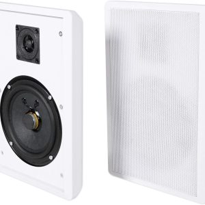 2 Rockville RockSlim White Home Theater 5.25" 240w Easy Wall...