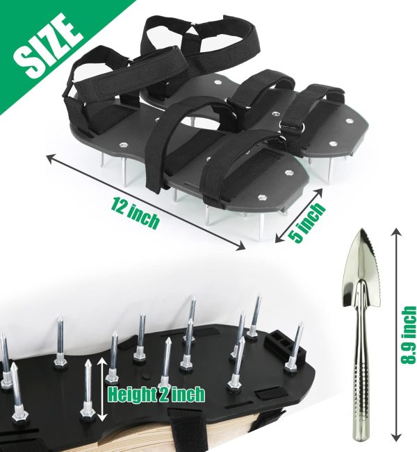 MILLUXXi Lawn Aerator Shoes with Hook & Loop Straps for Effe... - Image 7