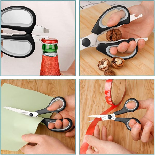 Asdirne Scissors Bundle, Kitchen Scissors with Sharp Stainle... - Image 7