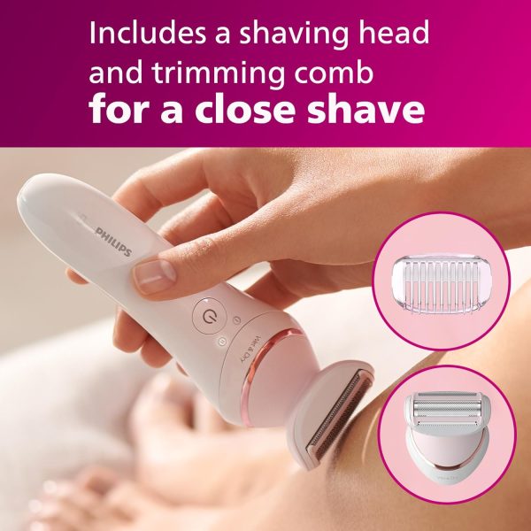 Philips Female Grooming Epilator Series 8000, Wet & Dry Epil... - Image 7