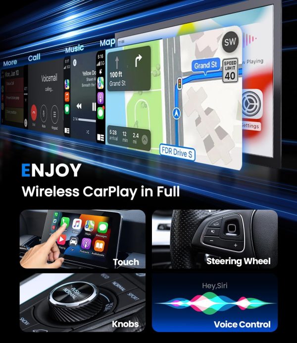 Teeran Wireless CarPlay Adapter 2025 Upgrade Wired CarPlay t... - Image 7