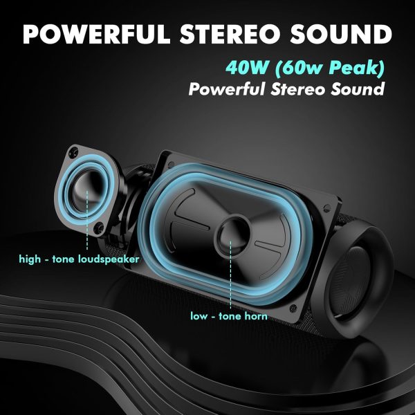 Monster Bluetooth Speaker, Wireless Portable Outdoor Bluetoo... - Image 3