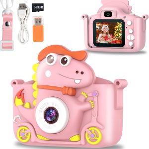 Upgrade Selfie Kids Camera, Kids Camera Toy, 1080P HD Video ...