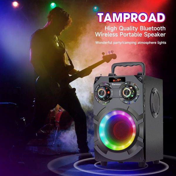 Bluetooth Speakers, 60W Loud Wireless Stereo Speaker with Su... - Image 6