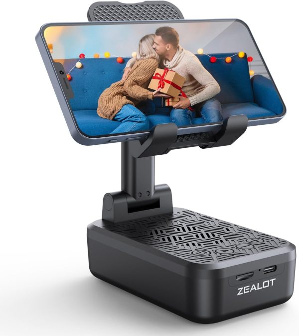 ZEALOT Phone Stand with Wireless Bluetooth Speaker,Compatibl...