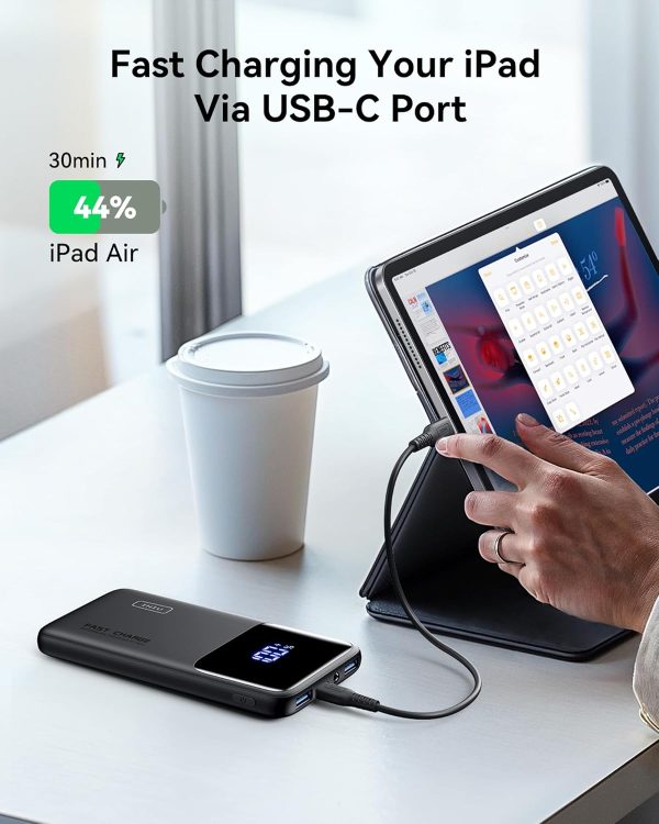 INIU Portable Charger, Slimmest Fast Charging 10000mAh USB C... - Image 4