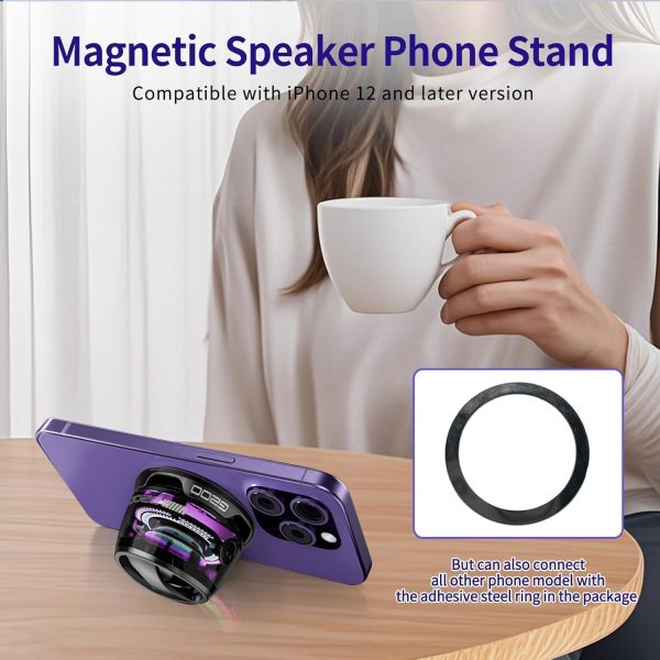 2 Pack G200 Magnetic Bluetooth Speakers with RGB Lights, Wir... - Image 8