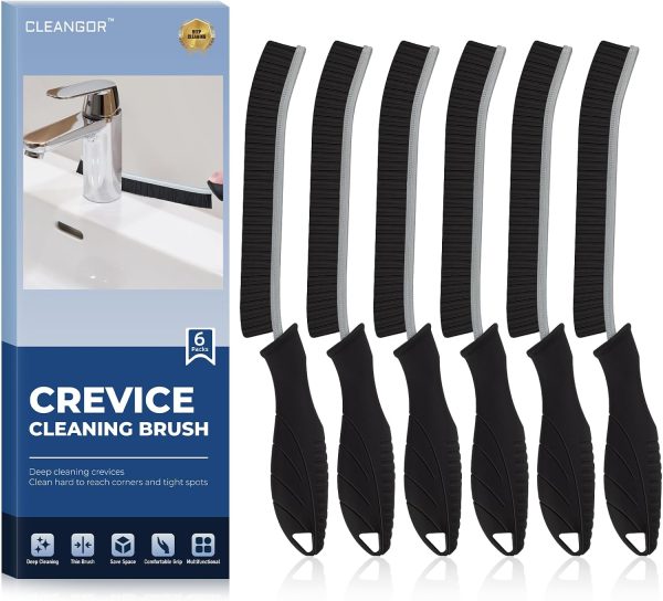 Cleangor Crevice Cleaning Brushes, Cleaner Scrub Brush Tool ...