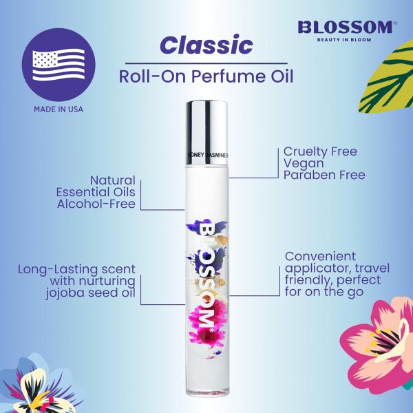 Blossom Roll on Rollerball Perfume Oil, Natural Ingredients,... - Image 6