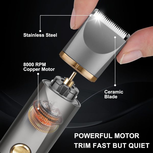 Waterproof Bikini Trimmer for Women Electric Razor for Bikin... - Image 2