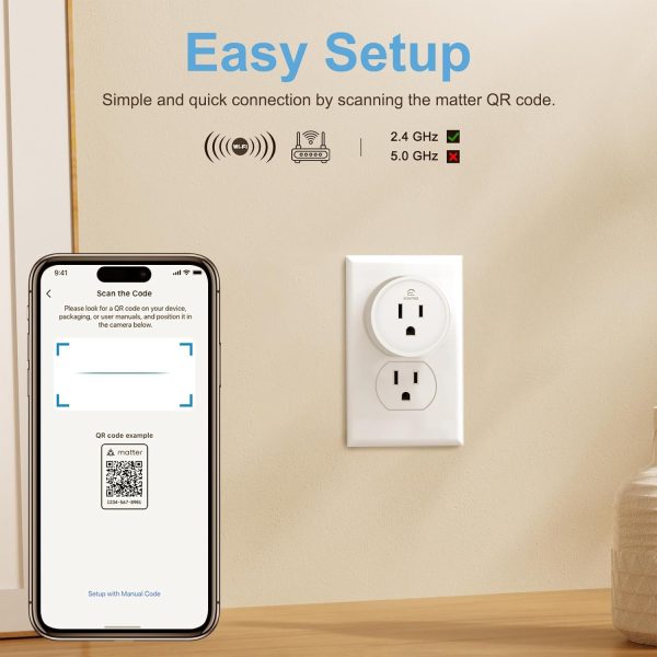 EIGHTREE Matter Smart Plug 𝗛𝗼𝗺𝗲𝗸𝗶𝘁 𝗦𝘂𝗽𝗽𝗼𝗿𝘁𝗲𝗱 𝗛𝘂𝗯 𝗥𝗲𝗾𝘂𝗶𝗿𝗲𝗱, S... - Image 5