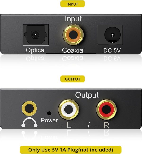 PROZOR 192KHz Digital to Analog Converter DAC Digital SPDIF ... - Image 3
