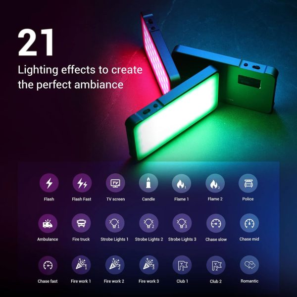 P96L RGB Video Light by SmallRig, Portable Metal LED Camera ... - Image 5