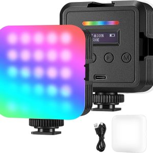 NEEWER Magnetic RGB Video Light, 360° Full Color RGB61 LED C...
