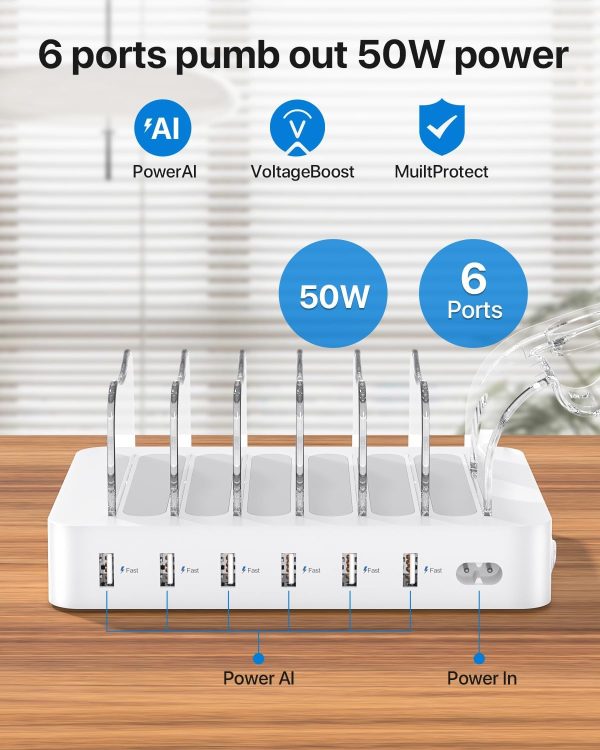 SooPii USB Charging Station Organizer for Multiple Devices, ... - Image 2