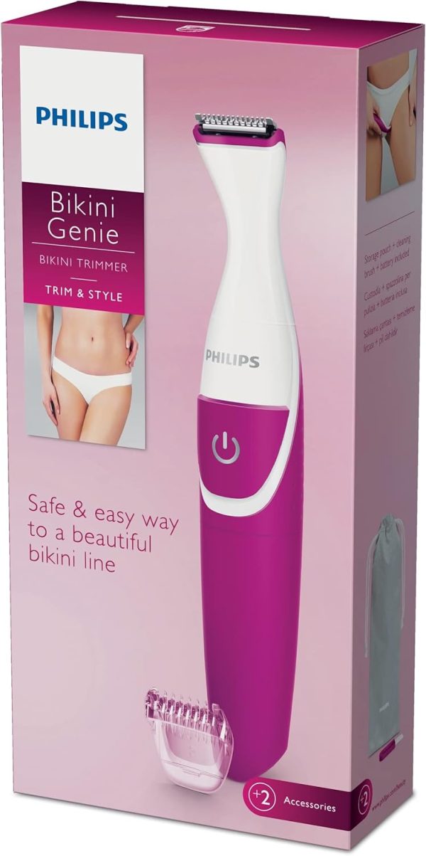 Philips BikiniGenie Cordless Trimmer for Bikini Line, Wet & ... - Image 8