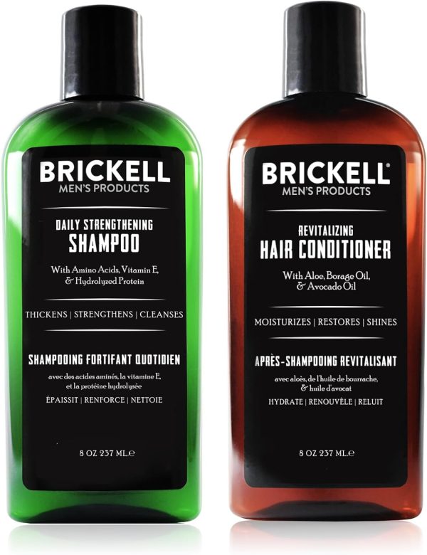 Brickell Men’s Daily Revitalizing Hair Care Routine, Mint an... - Image 2