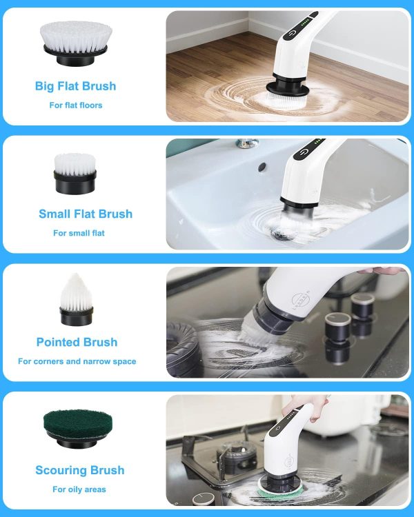 Leebein Electric Spin Scrubber, Cordless Cleaning Brush with... - Image 5
