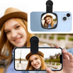 Phone Rear Camera Selfie Mirror - See How You Look in the Ba...