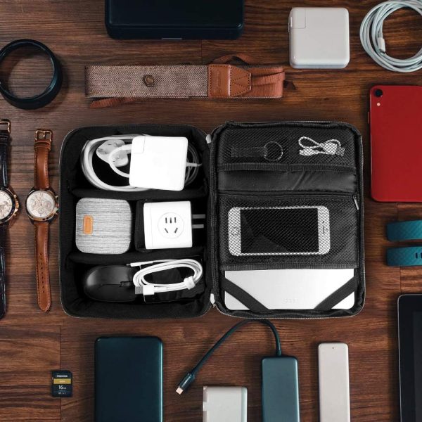 Travel Electronics Organizer, Waterproof Cable Organizer Bag... - Image 6