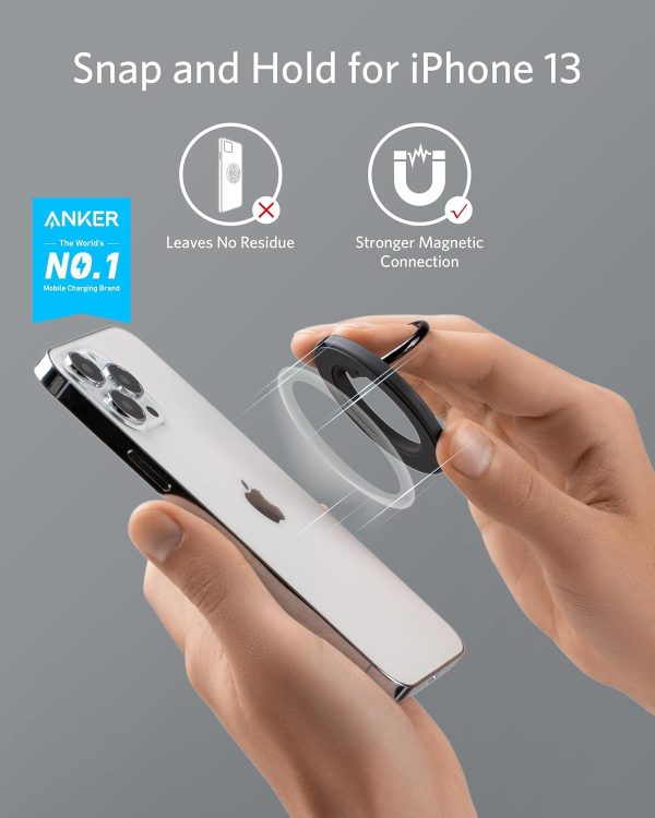 Anker Magnetic Phone Grip, MagGo 610 Ring Holder, Adjustable... - Image 2