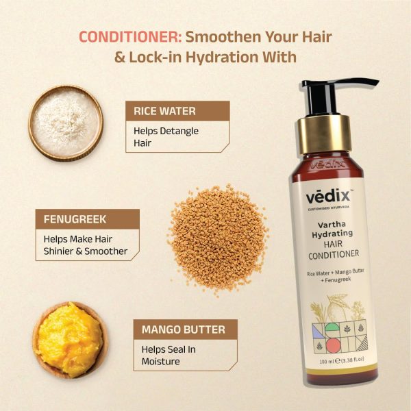 Vedix Complete Hair Growth Combo Kit | Ayurvedic Hair Care F... - Image 3