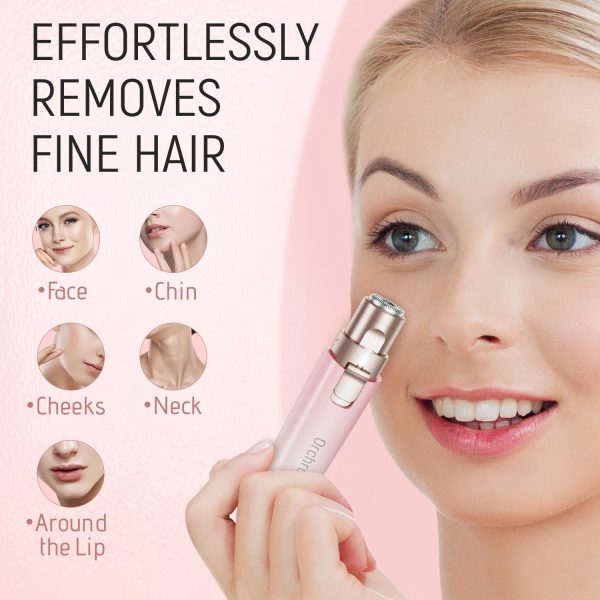 Facial Hair Remover Eyebrow Trimmer: Portable Rechargeable 2... - Image 3