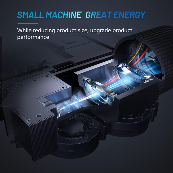 ELEPHAS Mini Projector with Projector Stand - Movie Projecto... - Image 3