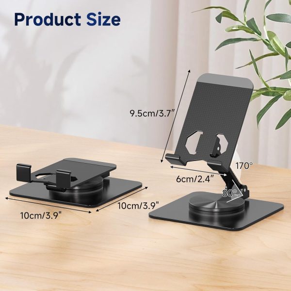 Ceecysaa 360 Rotating Cell Phone Stand, Adjustable Cell Phon... - Image 4