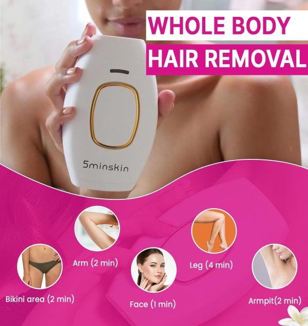 5minskin Hair Removal Device - at Home Use Permanent Hair Re... - Image 5