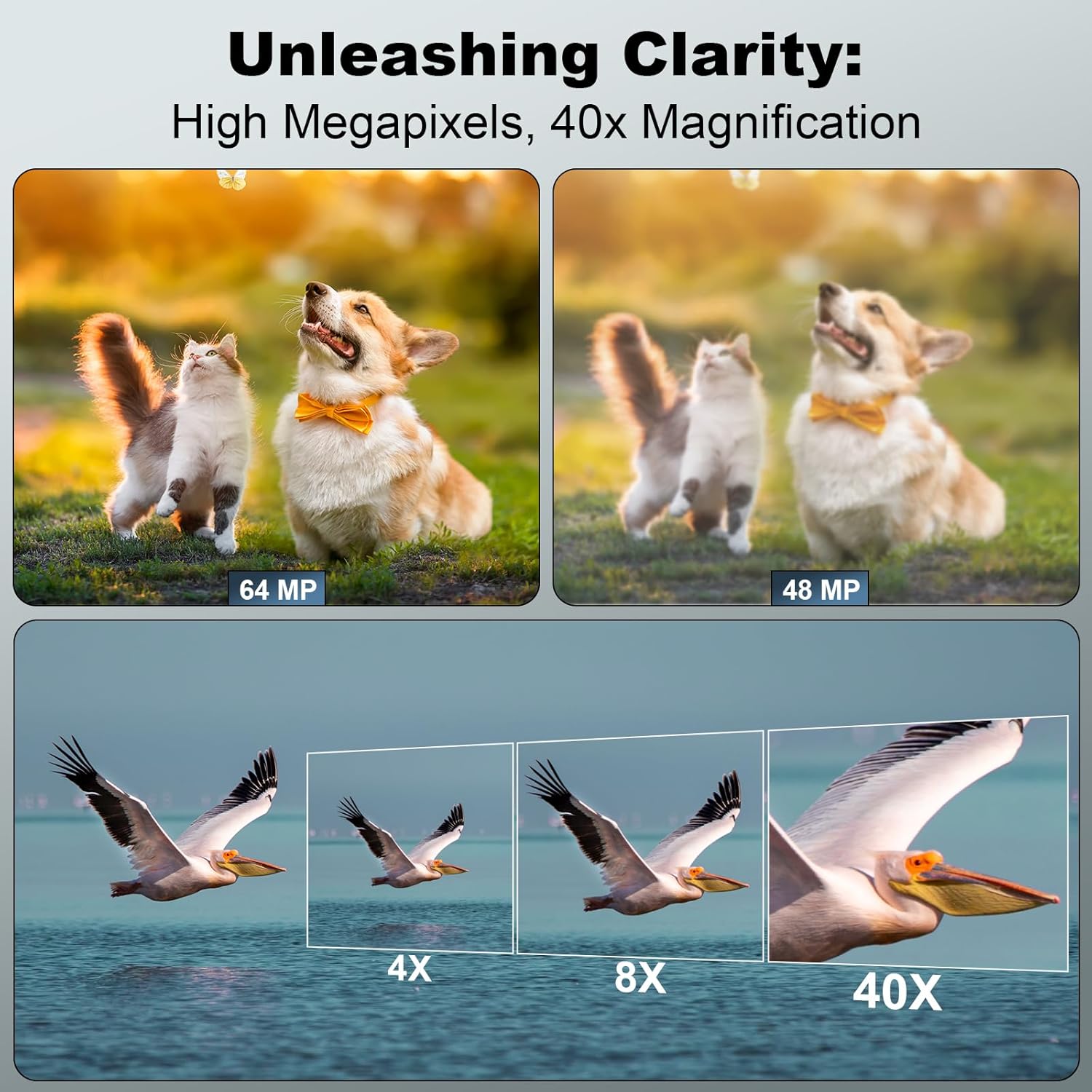 NBD 64MP Digital Cameras for Photography & Video, 4K 40 X Zo…
