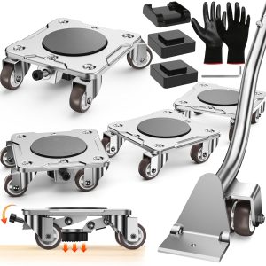 Furniture Moving Set with Parking Function - Furniture Dolly...