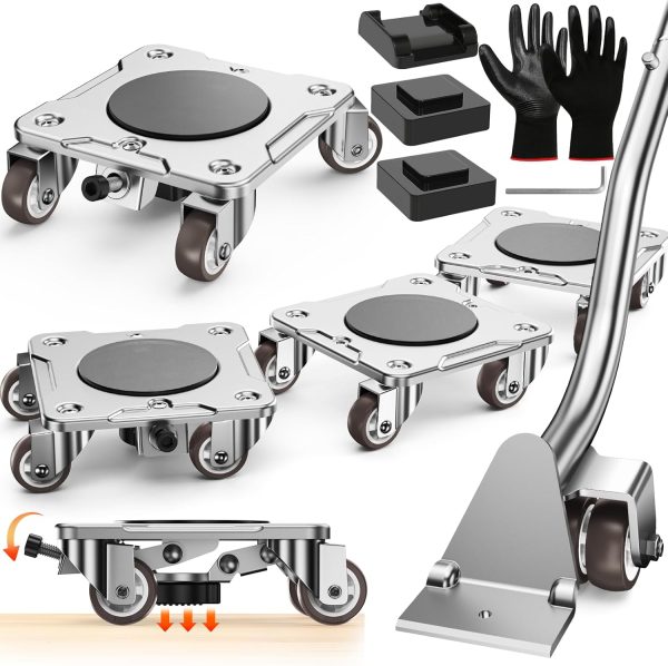 Furniture Moving Set with Parking Function - Furniture Dolly...