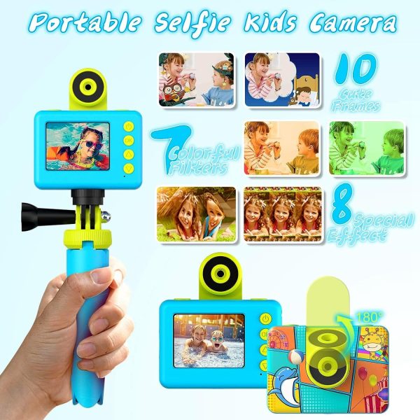 CHAKEYAKE Kids Camera, 20MP 1080P Kids Digital Waterproof Ca... - Image 3