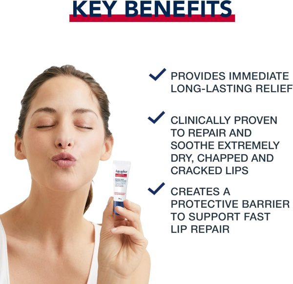 Aquaphor Lip Repair Lip Ointment for Extremely Dry, Chapped ... - Image 8