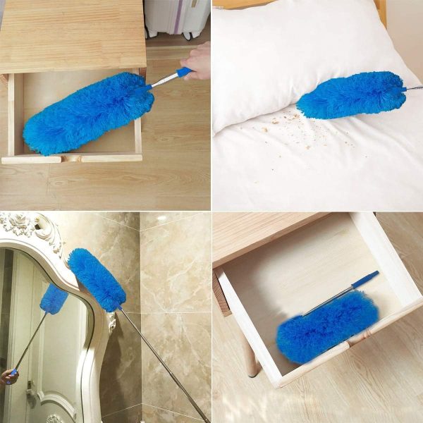 DELUX Microfiber Feather Duster Extendable Duster with 100 i... - Image 6