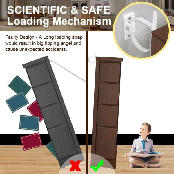 4our Kiddies Furniture Straps (10 Pack) Baby Proofing Anti T... - Image 3